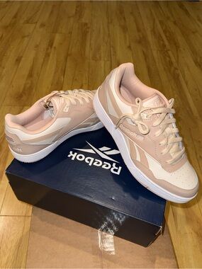 Reebok Women's Nano Basketball Low-Top Sneakers in Blush Pink and Cream